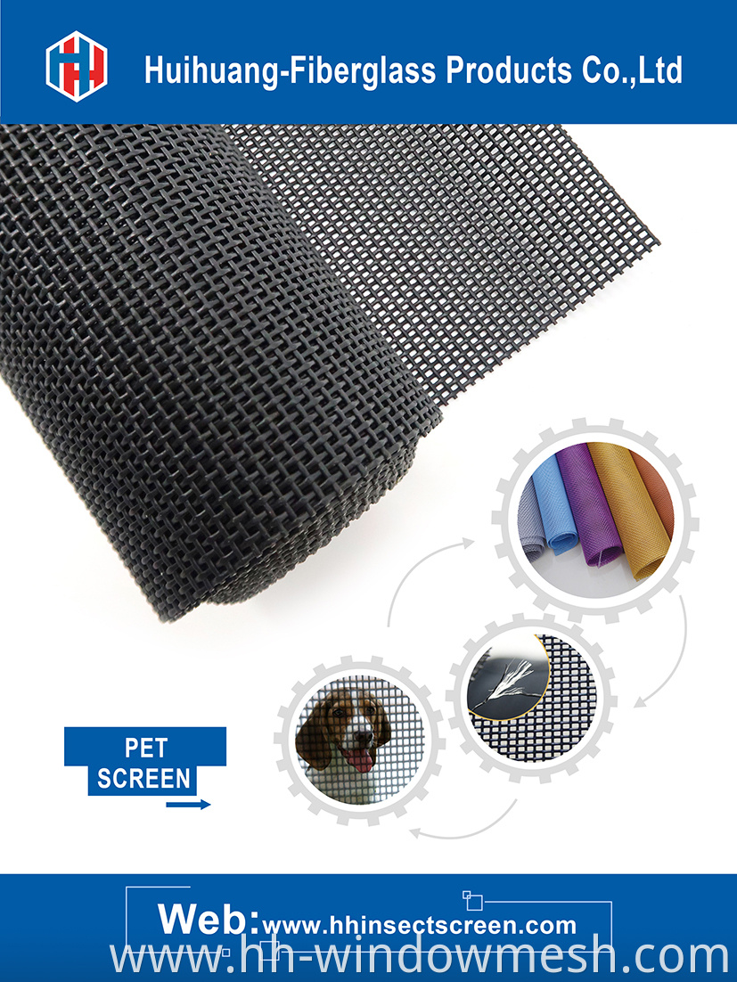 polyester pet screen anti dog and cat biting pet safety protection animal netting